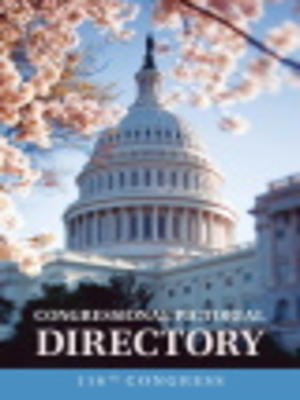 cover image of Congressional Pictorial Directory 116th Congress